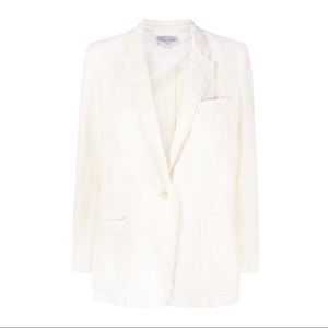 forte_forte oversized jacket in linen